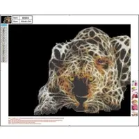 Centrum Diamond Painting 40*50cm. LEOPARD