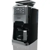 KOENIC KCM 141224 Kaffeemaschine Schwarz/Edelstahl