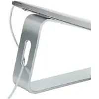 StarTech.com Laptop Stand for Desk 5kg/11lb Aluminum Silver Ergonomic (LAPTOP-STAND-SILVER) - notebook stand