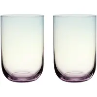 Villeroy & Boch Longdrinkglas "Longdrinkbecher Like Glass 385 ml 2er Set", bunt (pearl), 2 tlg., Glas, LIKE. BY , Trinkgefäße, Longdrinkglas