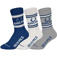 NFL Unisex Socken, 3er Pack - Teams, 3Pack Crew Socks, Football, Logo, Baumwollmischung