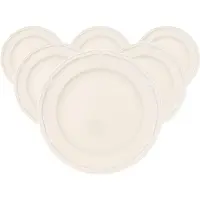 Villeroy & Boch Speiseteller "Speiseteller Manoir ø 26,7 cm 6er Set weiß"