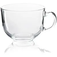 Excelsa Set Von 3 Jumbo Tasse Limpido Glas 70 Cl Transparent