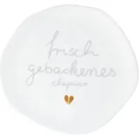 Räder Hochzeit Kleiner Teller Frisch gebackenes Ehepaar Porzellan Weiß