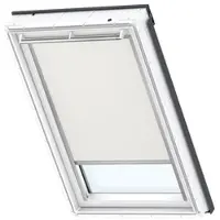 Velux Verdunkelungsrollo uni hellbeige mit Alu- Rahmen solarFSCDSL F06 1085K