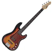 Gear4Music LA II-Bassgitarre von Sunburst