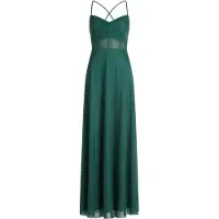Vera Mont Abendkleid im Glitzer-Look in Green/Silver | Gr.: 36