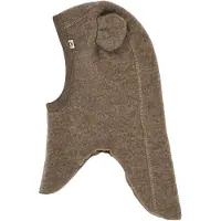 Müsli Wollfleece-Schlupfmütze mit Ohren, braun, 56