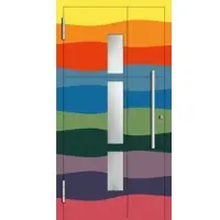 Haustuerenland.de Aluminium Haustür RC2 "TIANA" 78 mm Wunsch-RAL-Farbe beidseitig außen öffnend DIN links