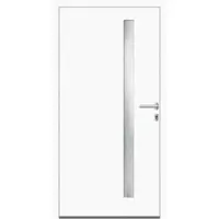 Haustuerenland.de Aluminium Haustür RC2 "PETRA" 78 mm Wunsch-RAL-Farbe außen öffnend DIN rechts