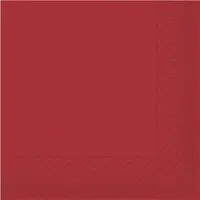 Mank Serviette Tissue in Bordeaux, 33 x 33 cm, 1/4 Falz, 100 Stück