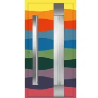Haustuerenland.de Aluminium Haustür mit Griffmulde "PHILIPPA" 78 mm RC2 Wunsch-RAL-Farbe beidseitig innen öffnend DIN links