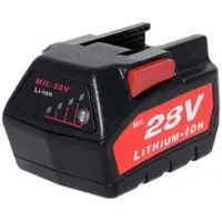 AccuCell Akku für MILWAUKEE HD28 JSB Stichsäge, Akku-Typ 0700956730, 28V, 2Ah, Li-Ion
