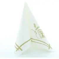 Mank Serviette Airlaid Kommunion in Gold, 40 x 40 cm, 50 Stück