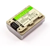 AccuCell Akku für Sony DCR SX31E, Typ NP-FP50, grau, 750 mAh