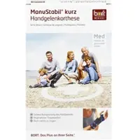 Bort Manustabil Kurz Links X-Small Schwarz 1 ST