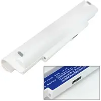 AccuCell Akku für SAMSUNG NC10, wie AA-PB8NC6B, AA-PB8NC6B/E, weiß, 4400mAh, 11.1V, Li-Ion