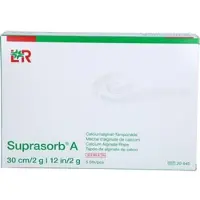 ACA Müller/ADAG Pharma Suprasorb A Calciumalginat Tamp.30 cm 2 G 5 ST