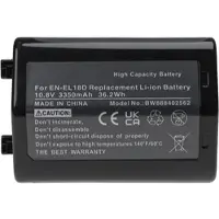 AccuCell Akku für Nikon D6, Z9, wie EN-EL18D, 3350 mAh