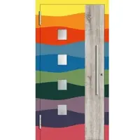 Haustuerenland.de RC2 Aluminium Haustür "XENIA" 78 mm Wunsch-RAL-Farbe außen öffnend DIN links