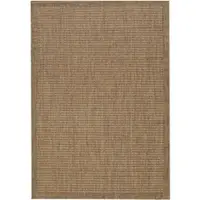KADIMA DESIGN In- & Outdoor-Teppich Einfarbig Pflegeleicht Waschbar Strapazierfähig | Braun 240x340 cm Balkon Terrasse Küche Saugroboter | DAFNE –