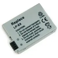 AccuCell Akku für Canon EOS Kiss X6i, Typ LP-E8, 950 mAh