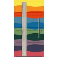 Haustuerenland.de RC2 Aluminium Haustür "MAXI" 78 mm Wunsch-RAL-Farbe beidseitig innen öffnend DIN rechts