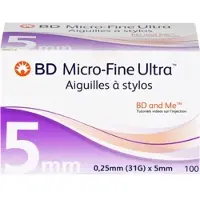 ACA Müller/ADAG Pharma Bd Micro-Fine Ultra Pen-Nadeln 0.25x5Mm 100 ST