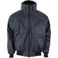 CRAFTLAND Pilotenjacke in schwarz in schwarz | Gr.: 5XL