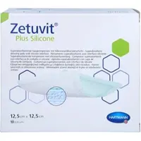 ACA Müller/ADAG Pharma Zetuvit Plus Silicone Steril 12.5x12.5 cm 10 ST