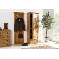 1a Direktimport Garderobe - Wandpaneel - Landhausstil - original Mexico Möbel - Pinie antik gewachst - Massivholz