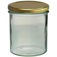 MamboCat 12er Set Sturzglas 350 ml Marmeladenglas Einmachglas Einweckglas To 82 goldener Deckel incl. Diamant-Zucker Gelierzauber Rezeptheft