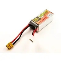 AccuCell Akku für FPV Drohnen, Multicopter, Quadcopter, XT60 Anschluß, Li-Polymer, 14.8V, 1,55Ah