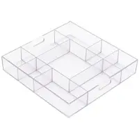 Guidecraft stapelbares Sortiertablett - Lernspielzeug - durchsichtig