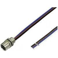 Bkl Electronic 2701006 Sensor/Aktor Einbaustecker M8 2 m Polzahl: 3 1 St.