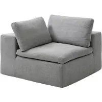 Vente-unique Sessel Mit Gerader Rückenlehne Cortoline Grau 112 cm
