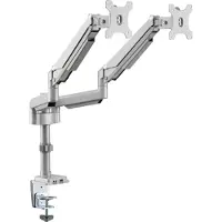 Tripp Lite Dual-Display Flex-Arm Mount for 13inch to 34inch Monitors - Clamp or Grommet USB Aud