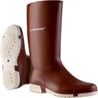 Dunlop Gummistiefel Sport Boot PVC Burgundy White-Schuhgröße 36