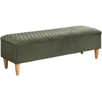 Vente-unique Sitzbank Daniele Grün 130 cm