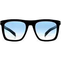 David Beckham Square Mens Schwarz Blau Gradient DB 7000/S Bold
