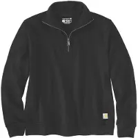 Carhartt Pullover Fiber Series Half-Zip Sweatshirt Damen Black-S