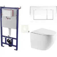 SAT Wand-WC Set für Vorwandmontage SIKOSSREX6721K