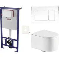SAT Wand-WC Set für Vorwandmontage SIKOSSREX7221K