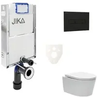 SAT Jika Wand-WC Set für Einmauerung + Brevis WC SIKOJW3