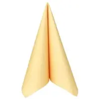 APARTina Airlaid Serviette Strohgelb, 40 x 40 cm, 50 Stück -