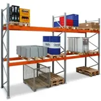 Regalwerk ARTUS-Palettenregal Anbaufeld 4200-2 HxBxT 2500x3685x1100 mm mit 2 x Ebenen