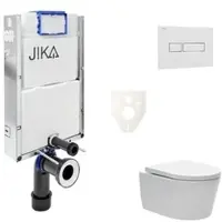 SAT Jika Wand-WC Set für Einmauerung + Brevis WC SIKOJW1