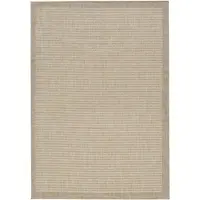 Carpetsale24 In & Outdoor Teppich Terrasse Balkon Küchenteppich Wetterfest Sisal Optik Flachgewebe Einfarbig mit Struktur, Grösse: 200x290 cm