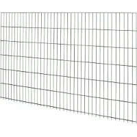 Floraworld Doppelstabmatte-Zaun Comfort 201 x 123 cm moosgrün
