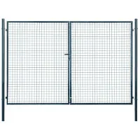 Floraworld Doppeltor »Standard«, Türmaße BxH: 300 x 175 cm - grau